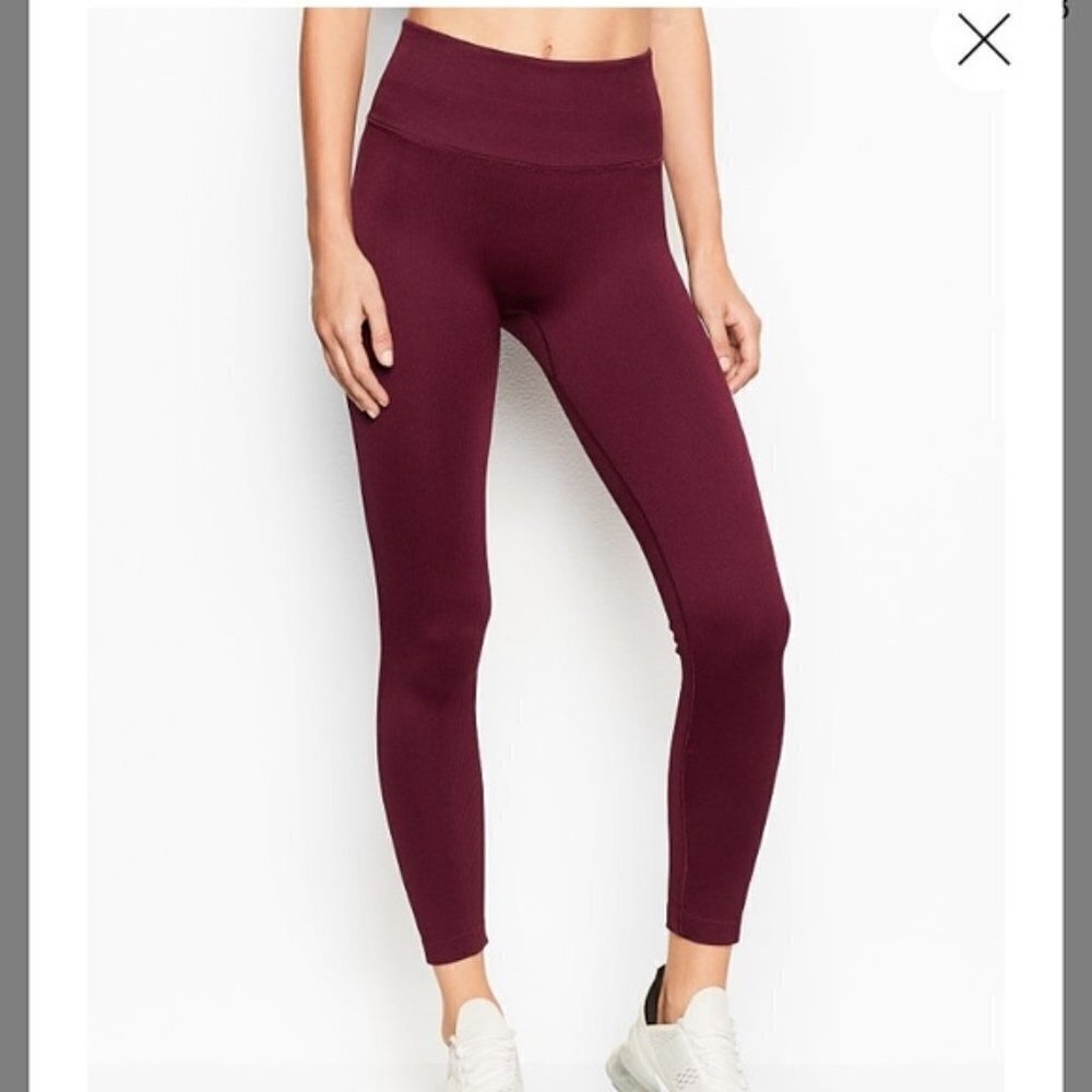 Victoria's Secret VS pink ribbed high waist compression